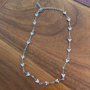 Silver Mickey Mouse Chain